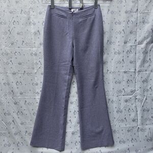 Modern Times Light Purple Women Bootcut Polyester Dress Pants.